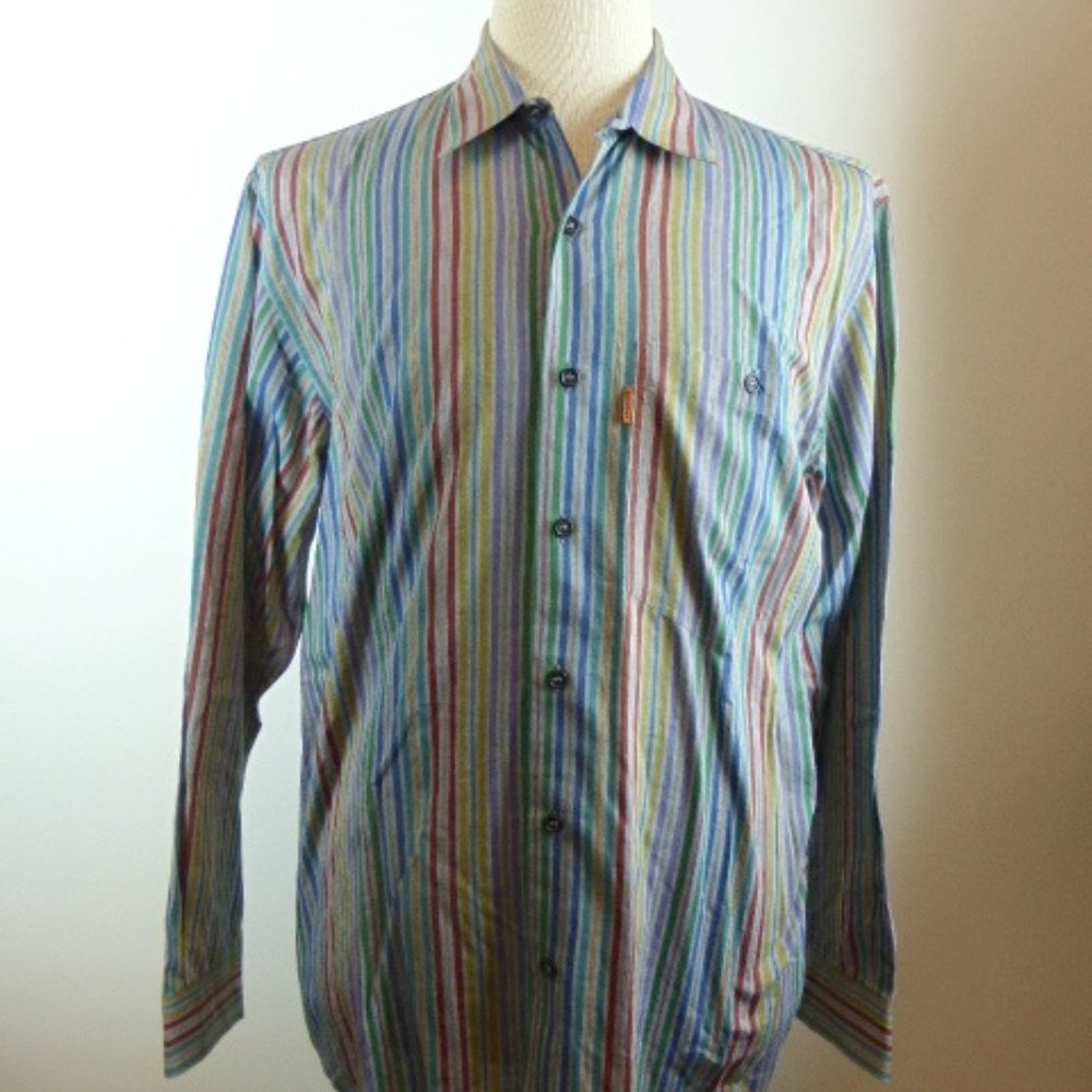 Missoni Italy striped cotton shirt M